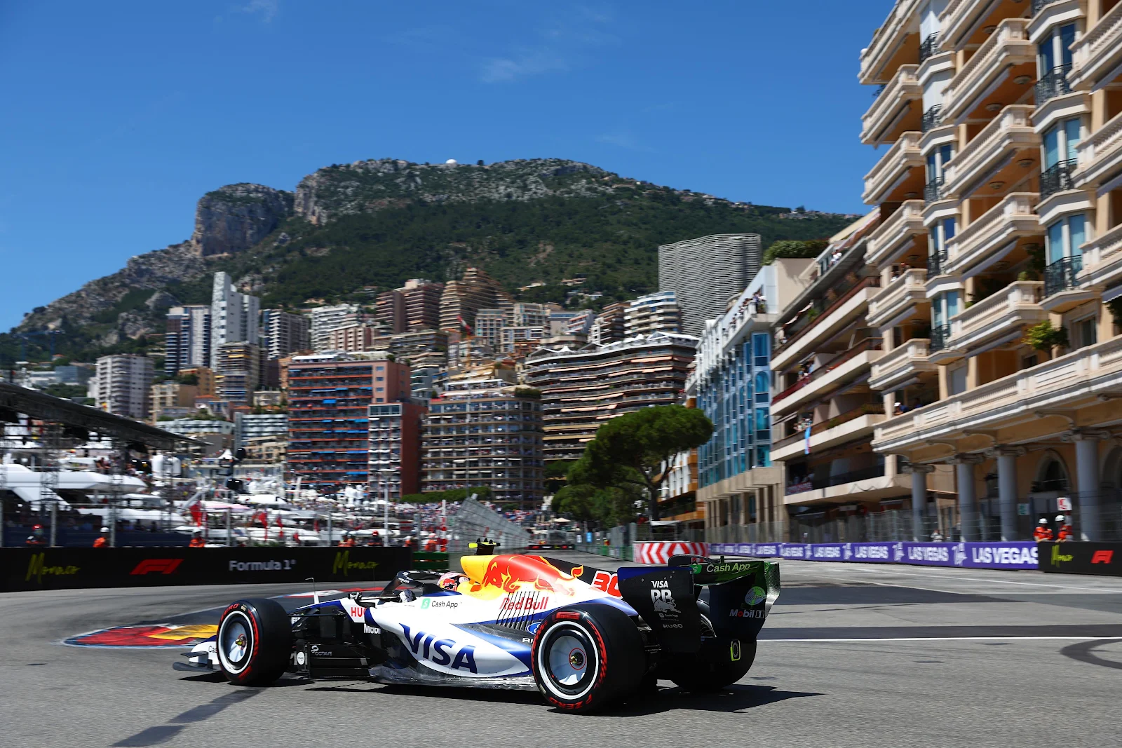 VCARB Formula One Car in Monaco - Sports Photography 4K Wallpaper (3840x2560)