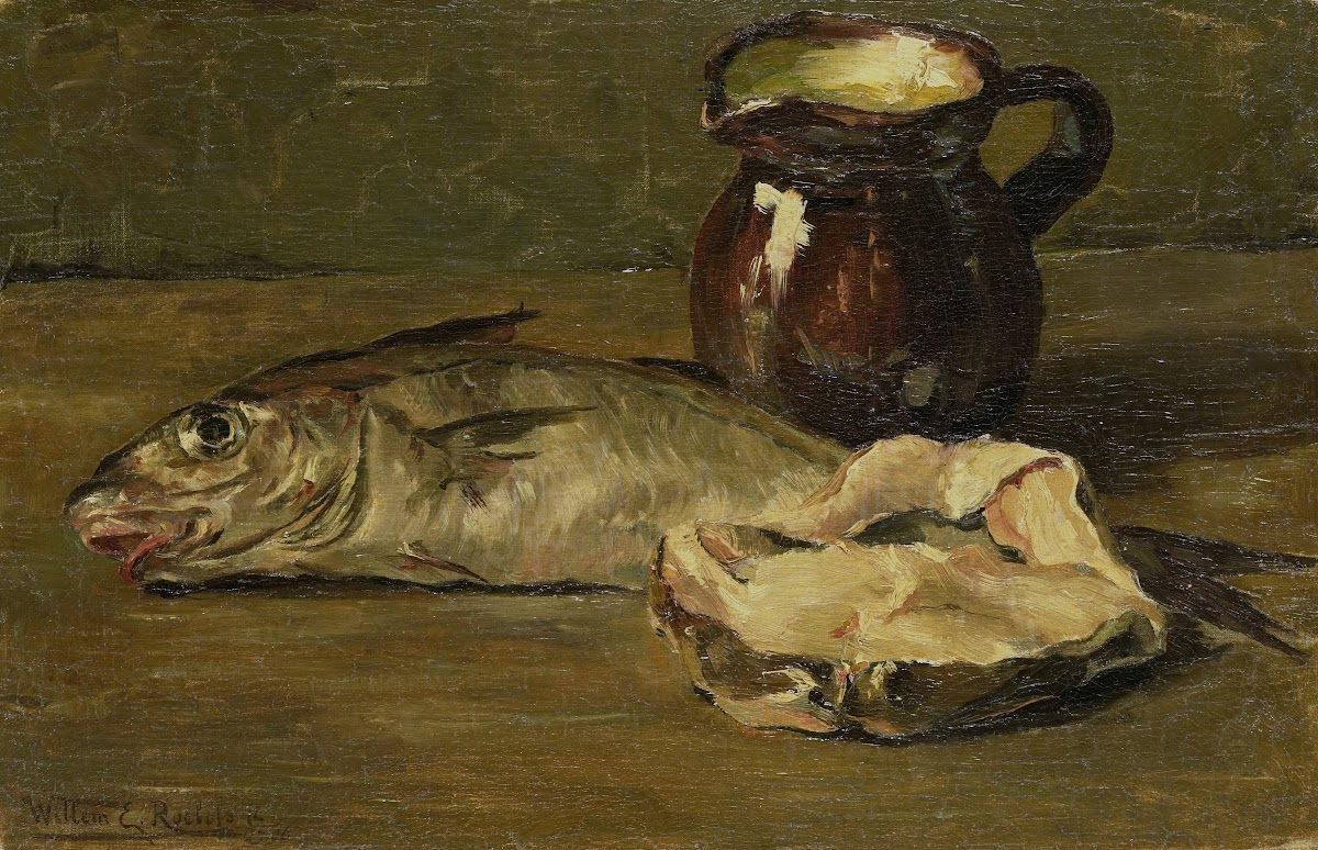 Stilleven met kabeljauw 1896