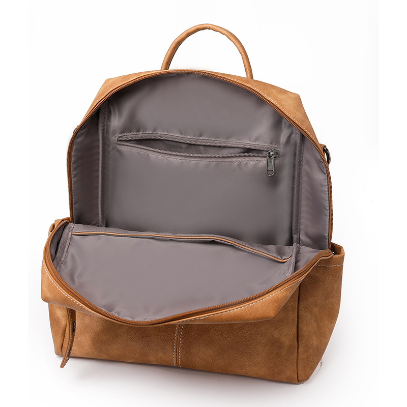 PU material backpack, multiple carrying options