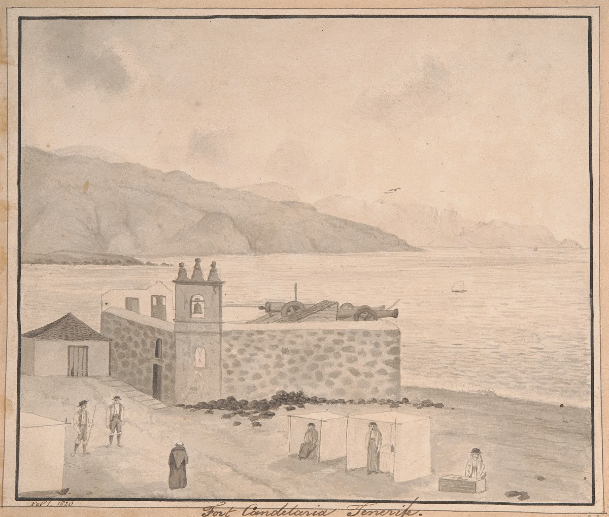 Fort Candelaria Tenerife 1820