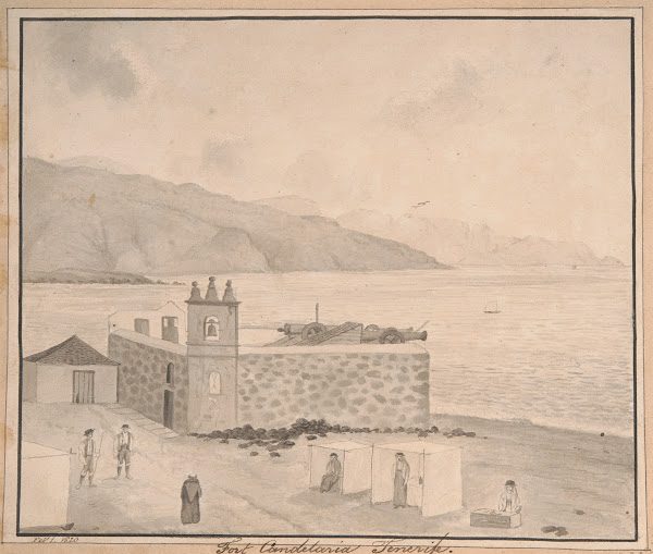 Fort Candelaria Tenerife 1820