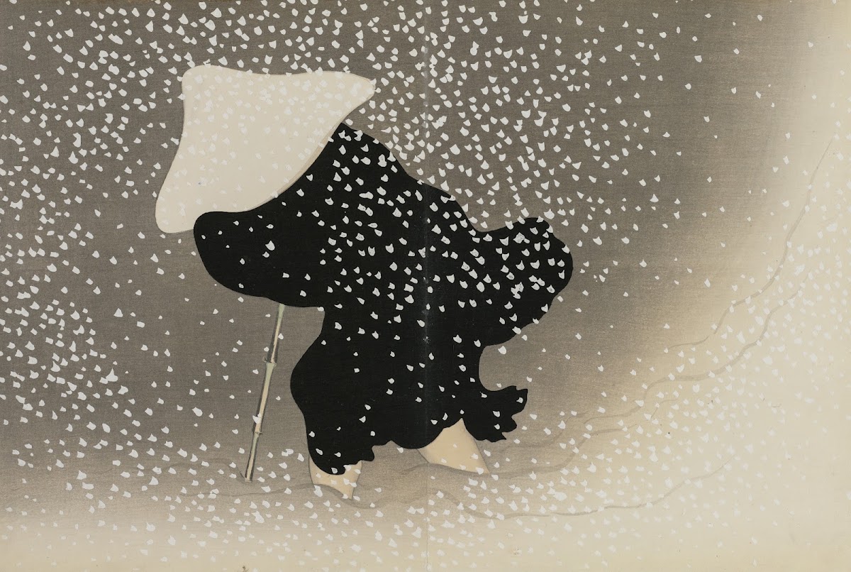 Swirling Snow Tomoe no yuki 1909 1910