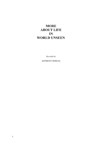 Anthony Borgia-More of Life in the World Unseen