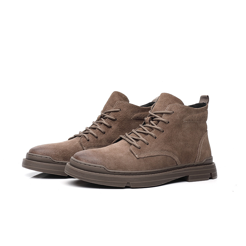 Men's Martin Boots made of Pigskin, Retro Style