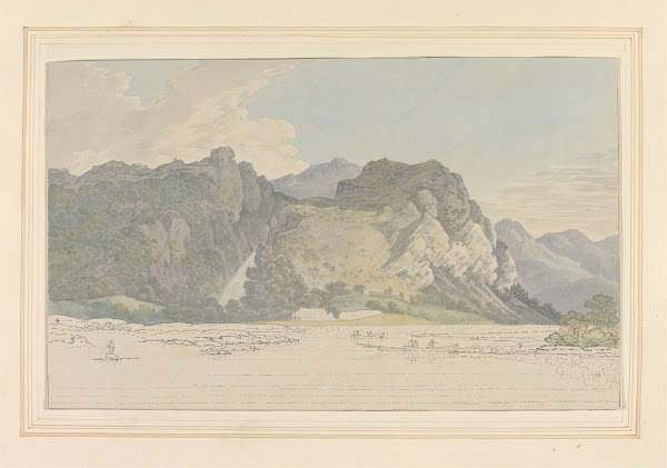 Lodore Rocks  fall  cottage