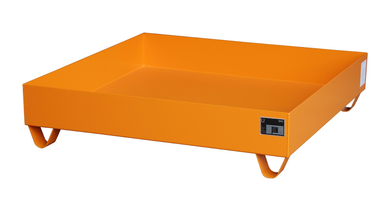Opvangbak 2030, gelakt, Geeloranje