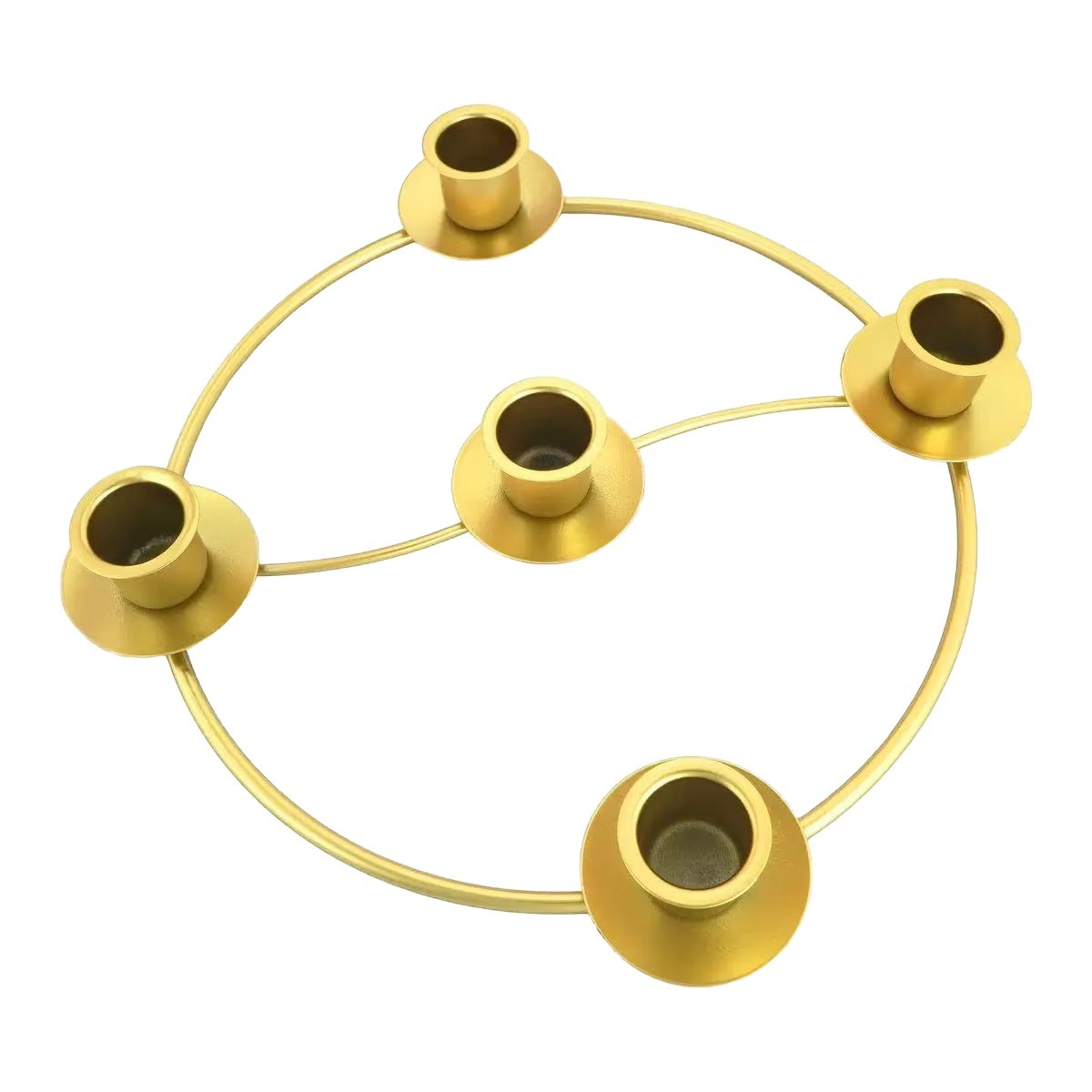Decorative metal candle holder in European style