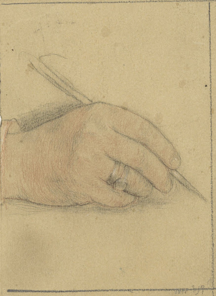 Studie van de hand van Geheimrat M Kempner 1874   1925