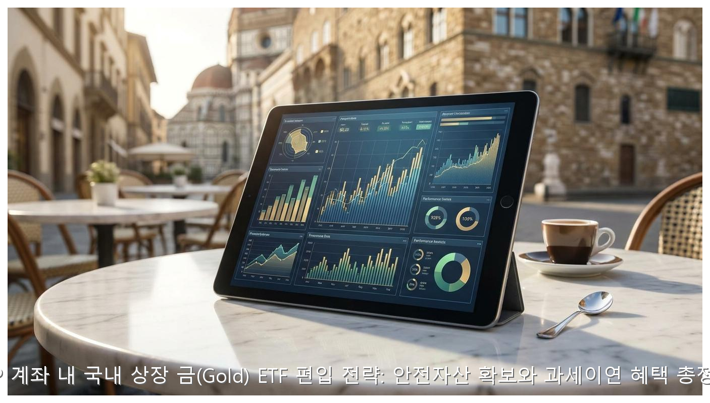 IRP 금 ETF 절세 및 투자 전략 가이드 핵심 안내 및 분석 인포그래픽 (4)