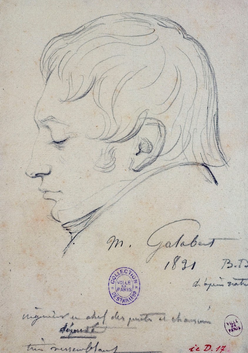 Portrait de lingénieur en chef des Ponts et Chaussées Galabert 1831