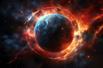Planet Digital Art Wallpaper