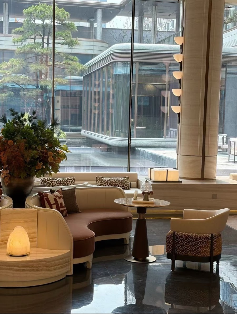 Hotel and hospitality furniture showroom at Canton Fair