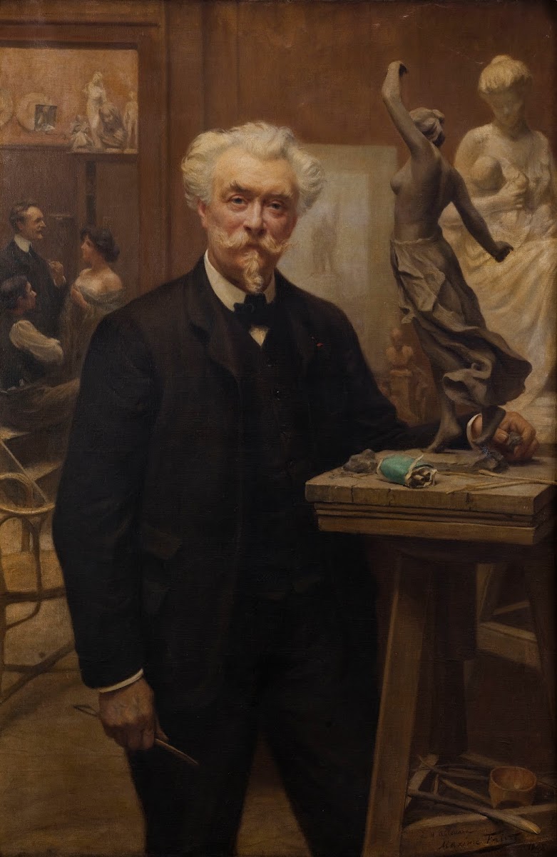 Latelier du sculpteur Henri Allouard 1905