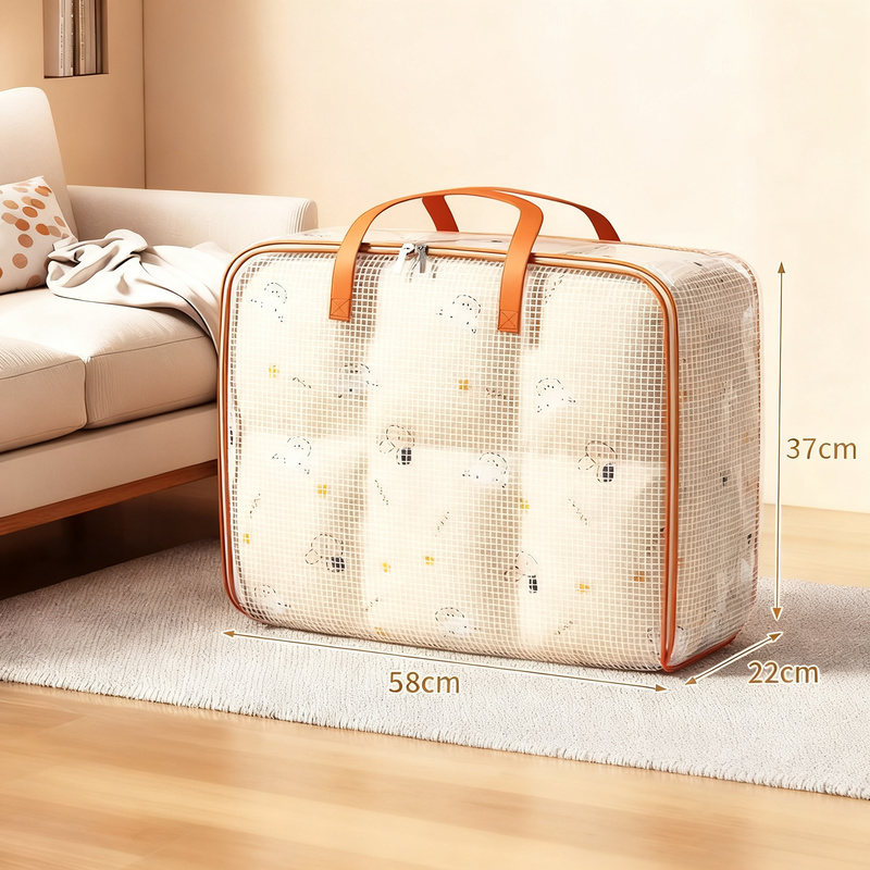 Storage bag for duvets and clothing