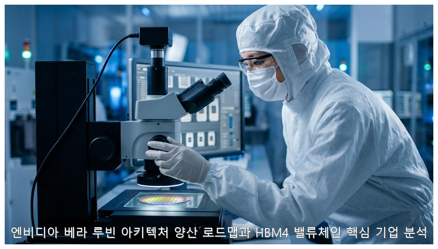 엔비디아 베라 루빈 아키텍처 양산 로드맵과 HBM4 밸류체인 핵심 기업 분석 핵심 안내 및 분석 인포그래픽 (6)