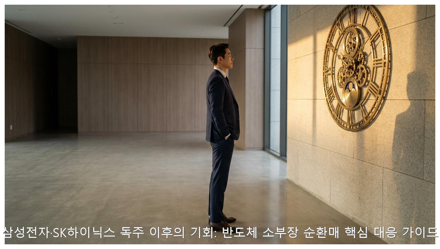 삼성전자 독주 후 소부장 순환매 전략 핵심 안내 및 분석 인포그래픽 (2)