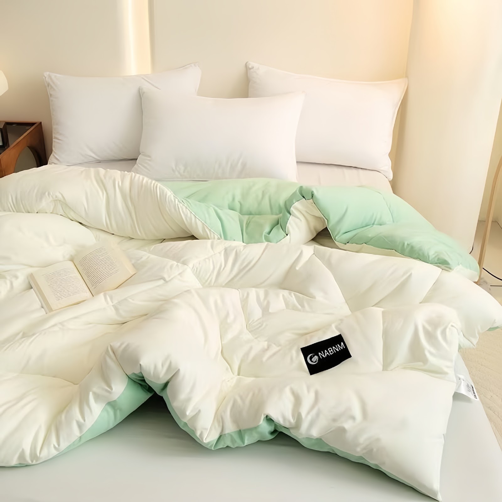 All-season duvet with temperature control