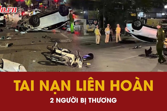 Xe Lexus RX350 chạy ngược chiều gây tai nạn liên hoàn - Báo Pháp Luật TP.HCM