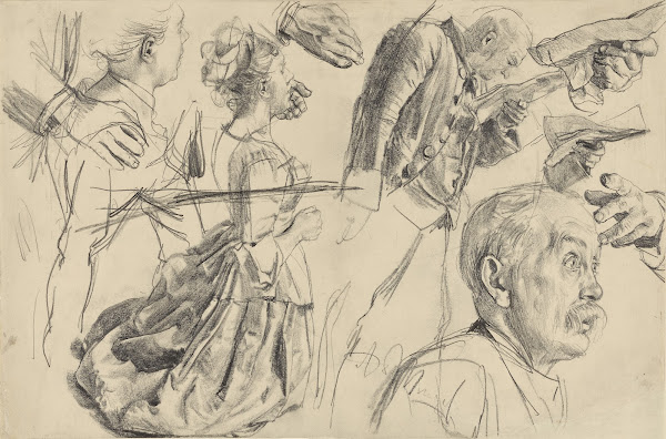 Study for Heinrich von Kleists Broken Jug 1877