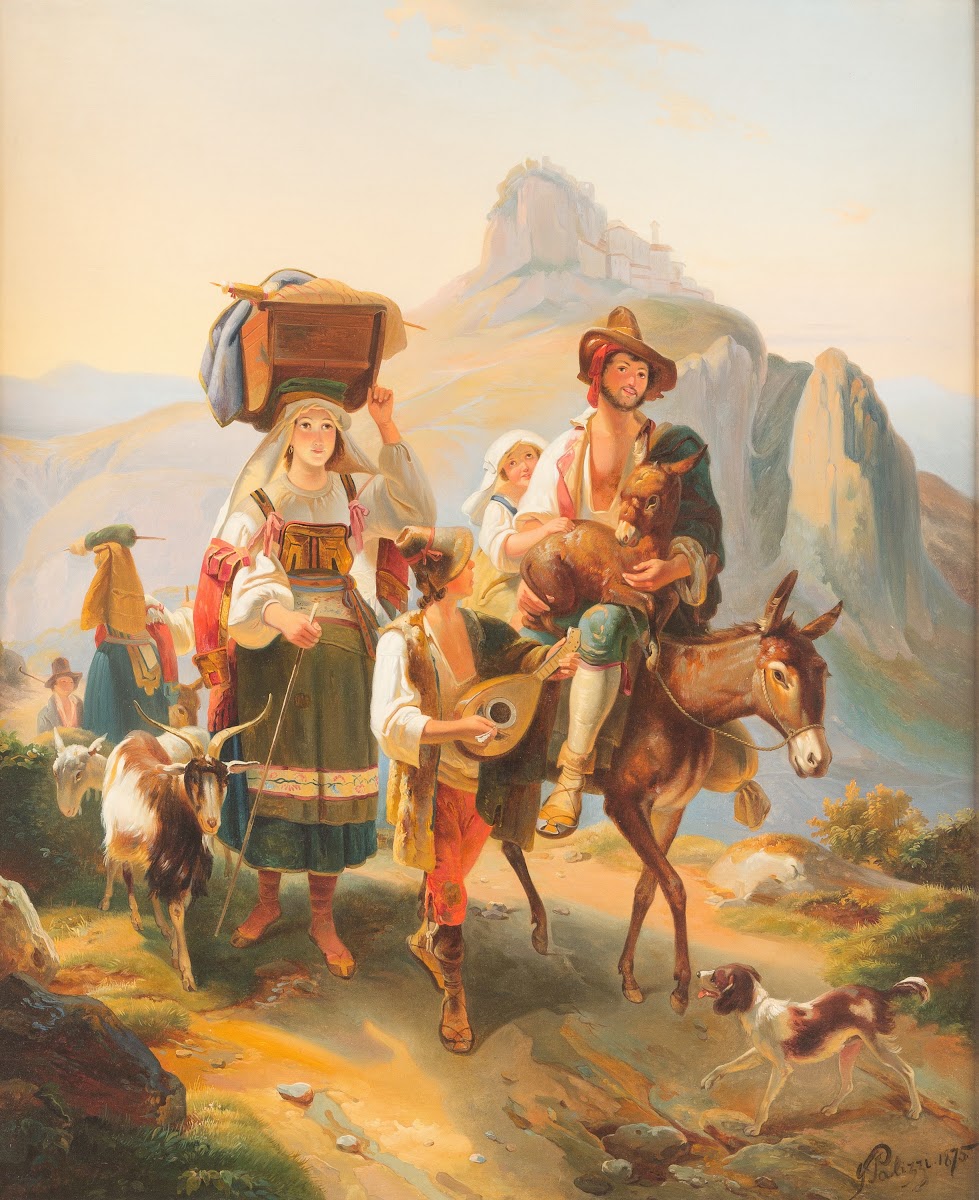Shepherd family in the Abruzzo 1875