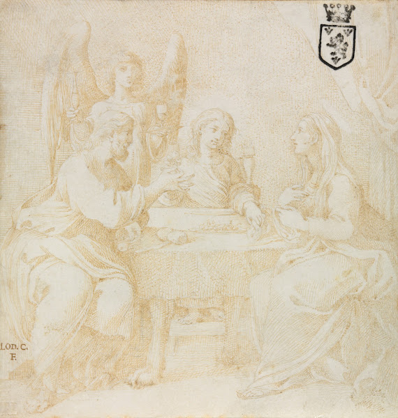 The Holy Family at Table Served by an Angel c 1608 1610