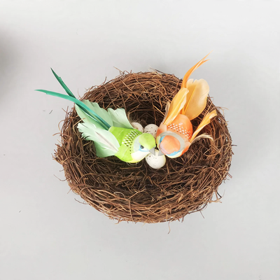 Handwoven Rattan Birdhouse