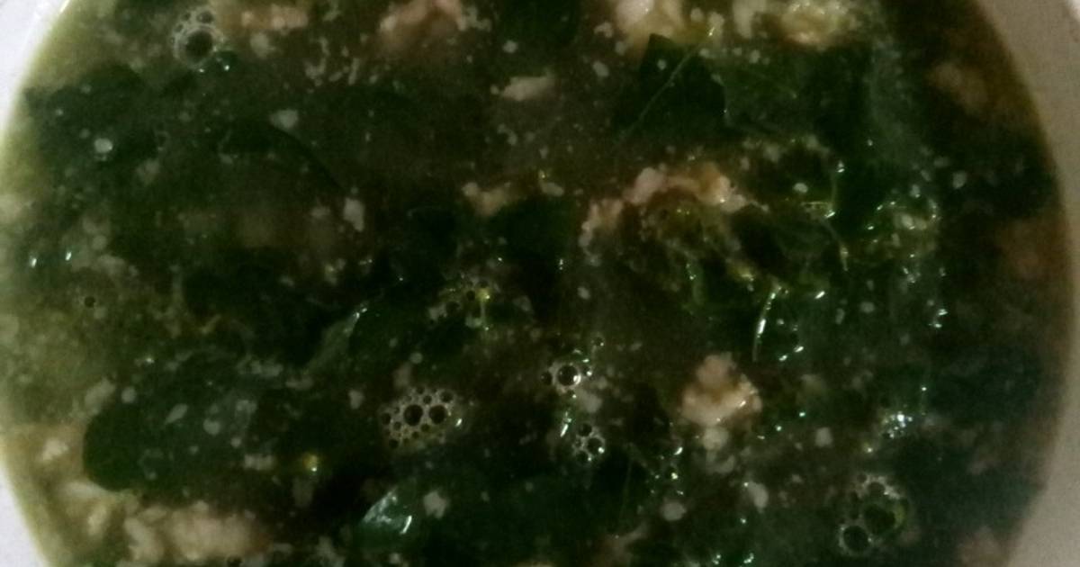 Canh bông ngót thịt băm