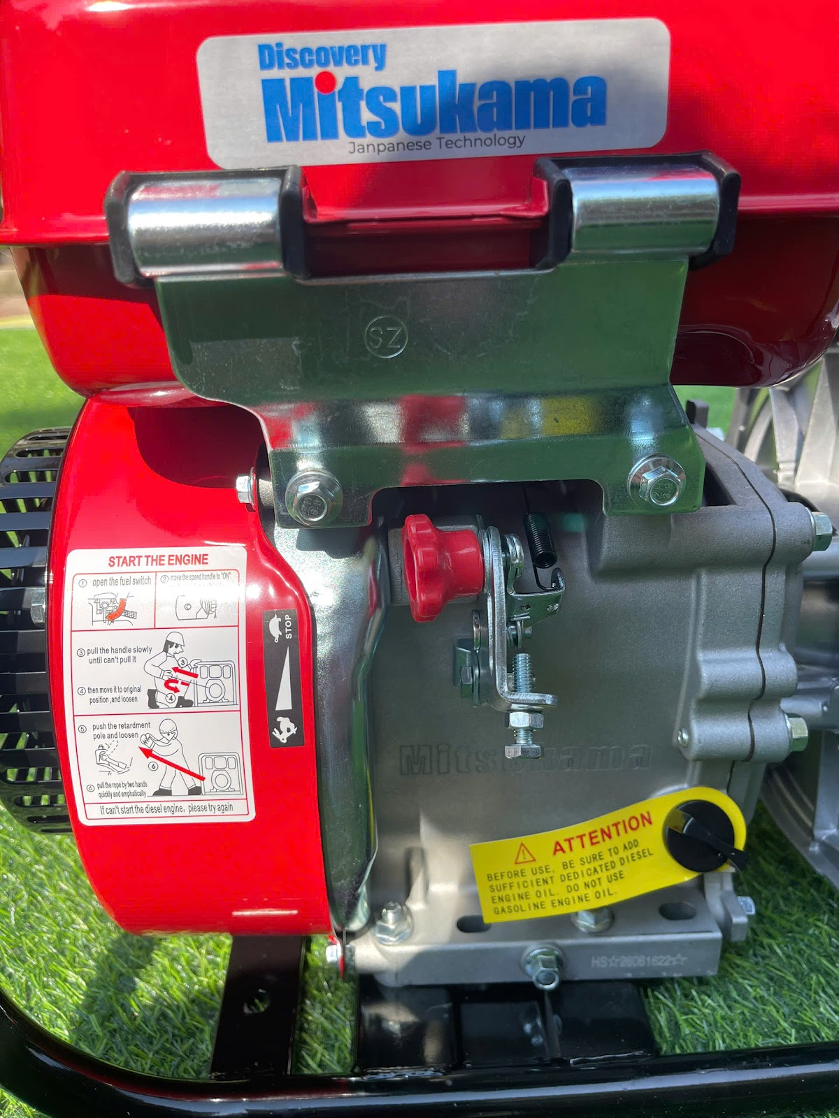 MÁY BƠM NƯỚC CHẠY DẦU 6.5HP MITSUKAMA thumbnail 7