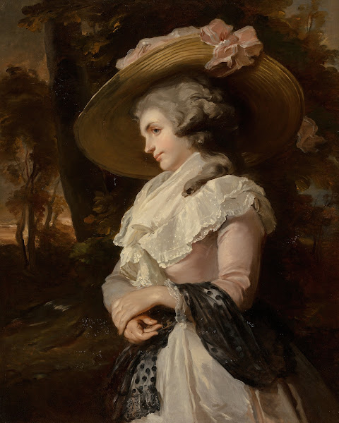 Portrait of a young lady in pink