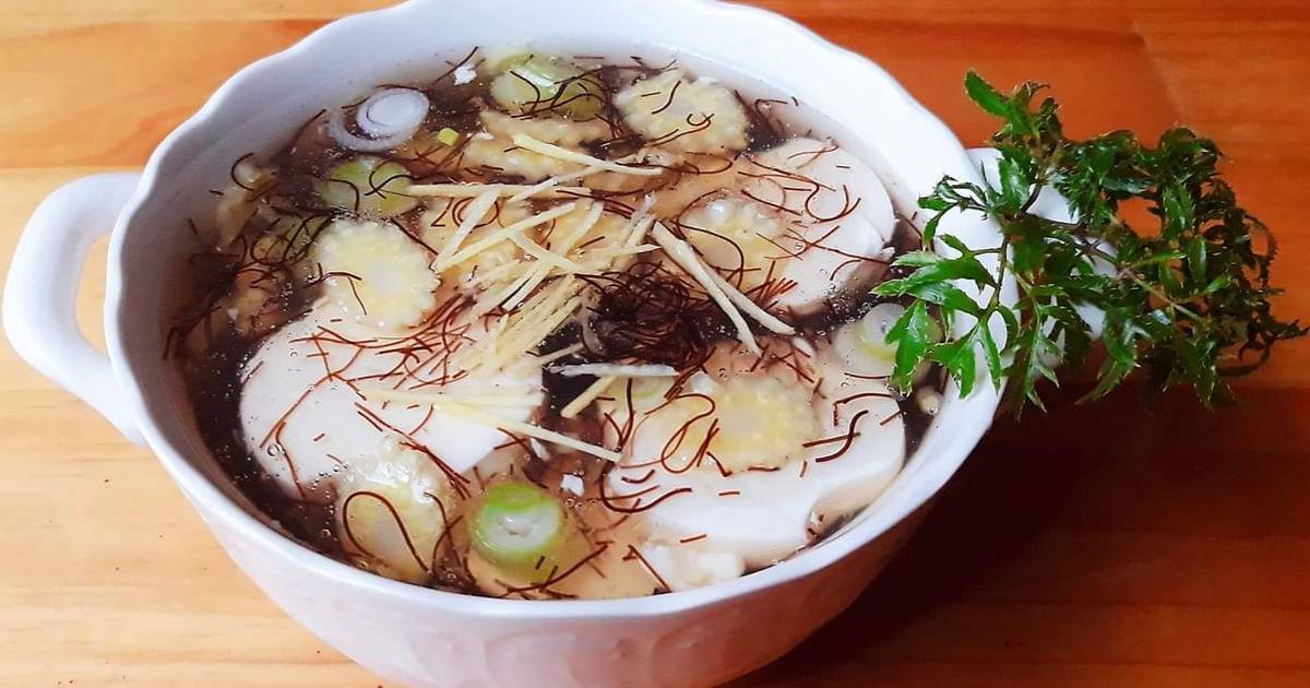 Soup rong tóc tiên chay