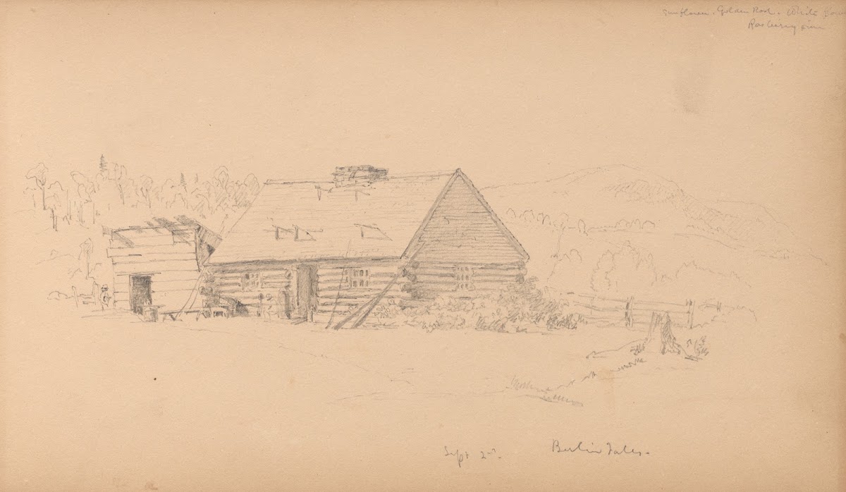 Sketchbook page 14 Berlin Falls September 2nd 1859