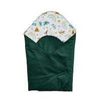 Envelope - plaid Twins Velvet Print 80x80 emerald