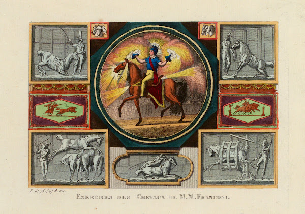Exercices des Chevaux de MM Franconi