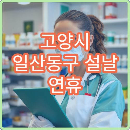 고양시 일산동구 설날 연휴 내과 진료 가능한 의료기관