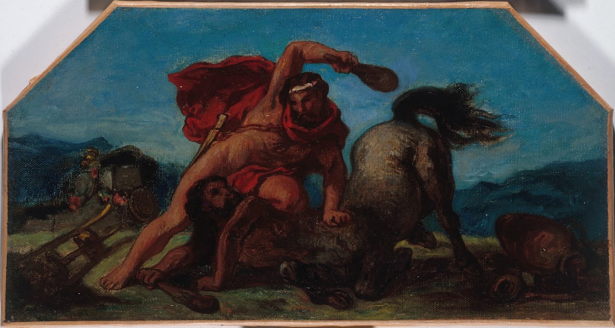 Hercule tuant le centaure Nessus 1849   1852