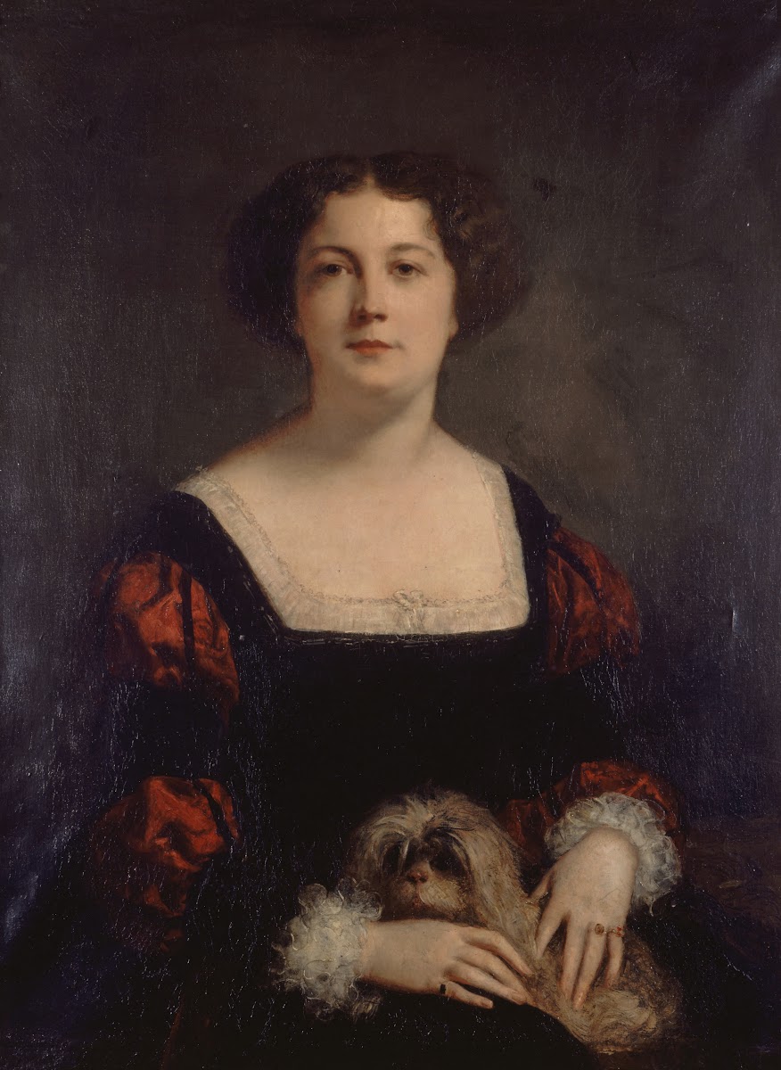 Portrait dApollonie Sabatier 1822 1889 dite La Présidente 1850