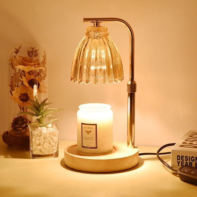 Wax melt scented warmer with dimming function
