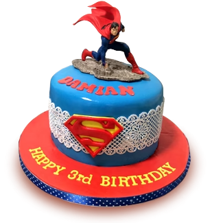 Super Man Birthday Cake CB-NC087