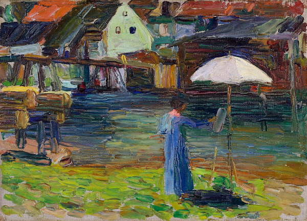 Kallmünz  Gabriele Münter painting I 1903