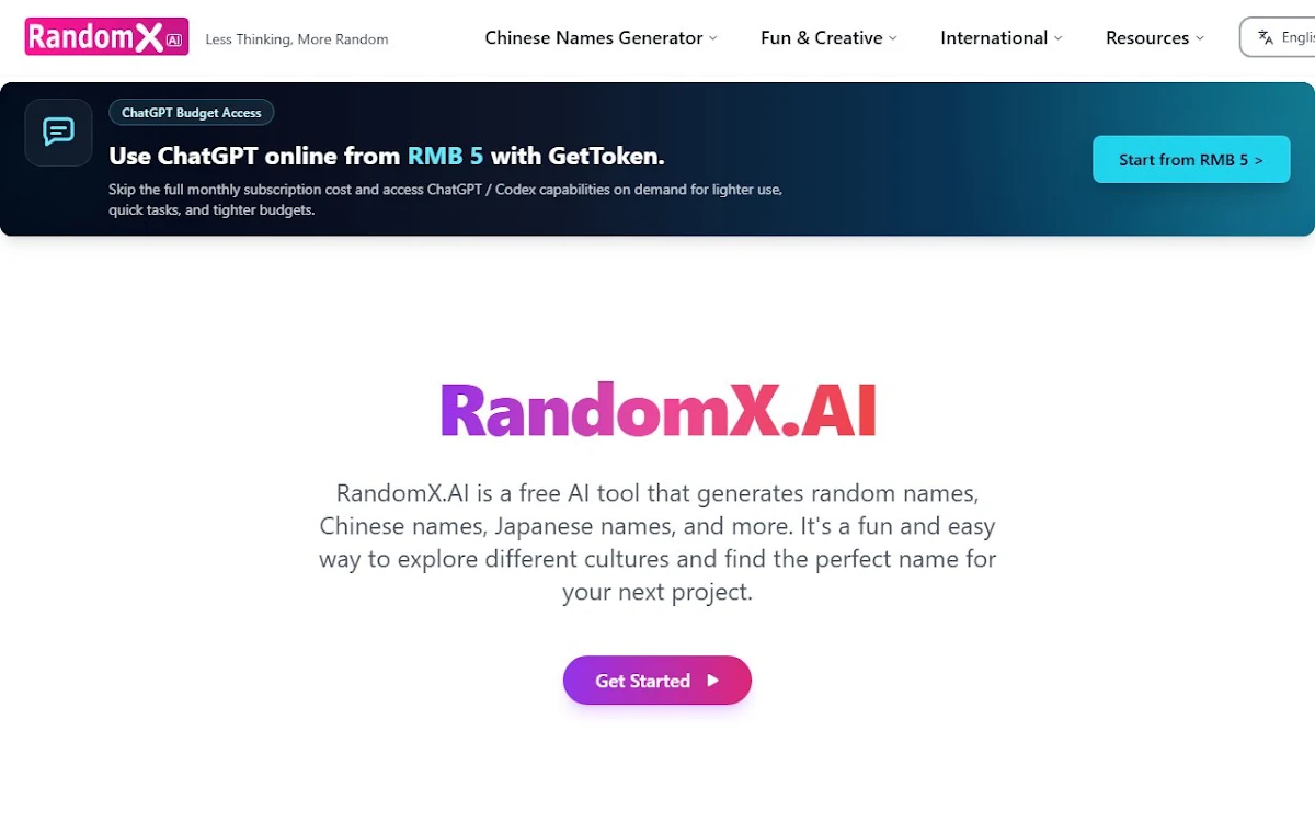 Captura de RandomX.ai