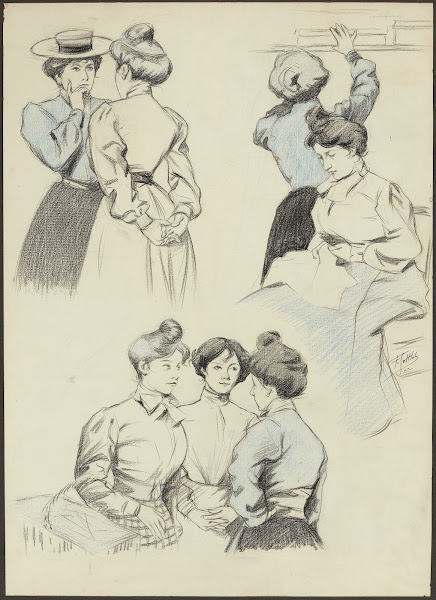 Femmes bavardant 1902