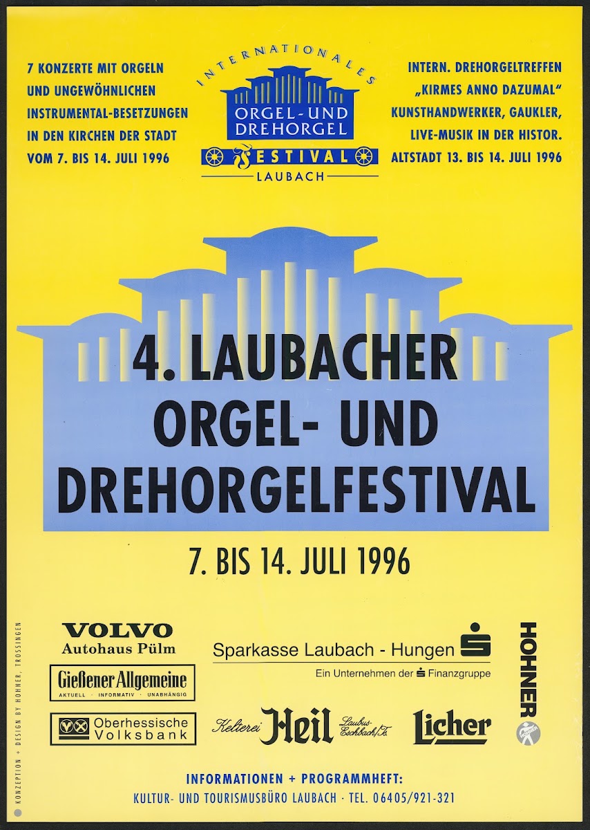 4 Laubacher Orgel  Und Drehorgelfestival 1996