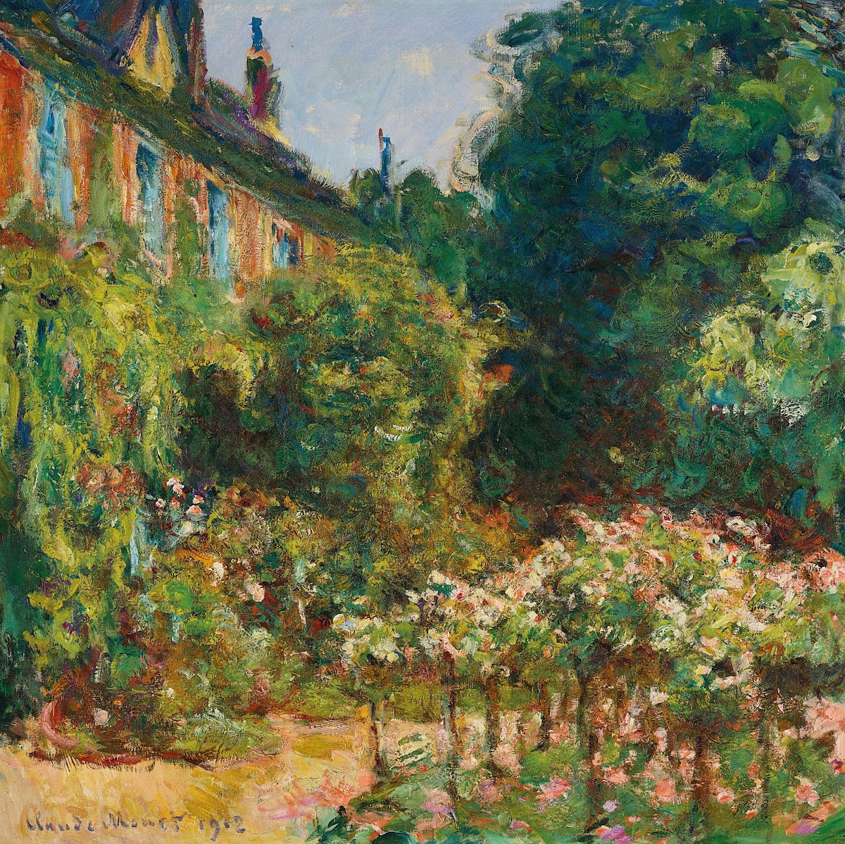 La maison de lartiste à Giverny 1912