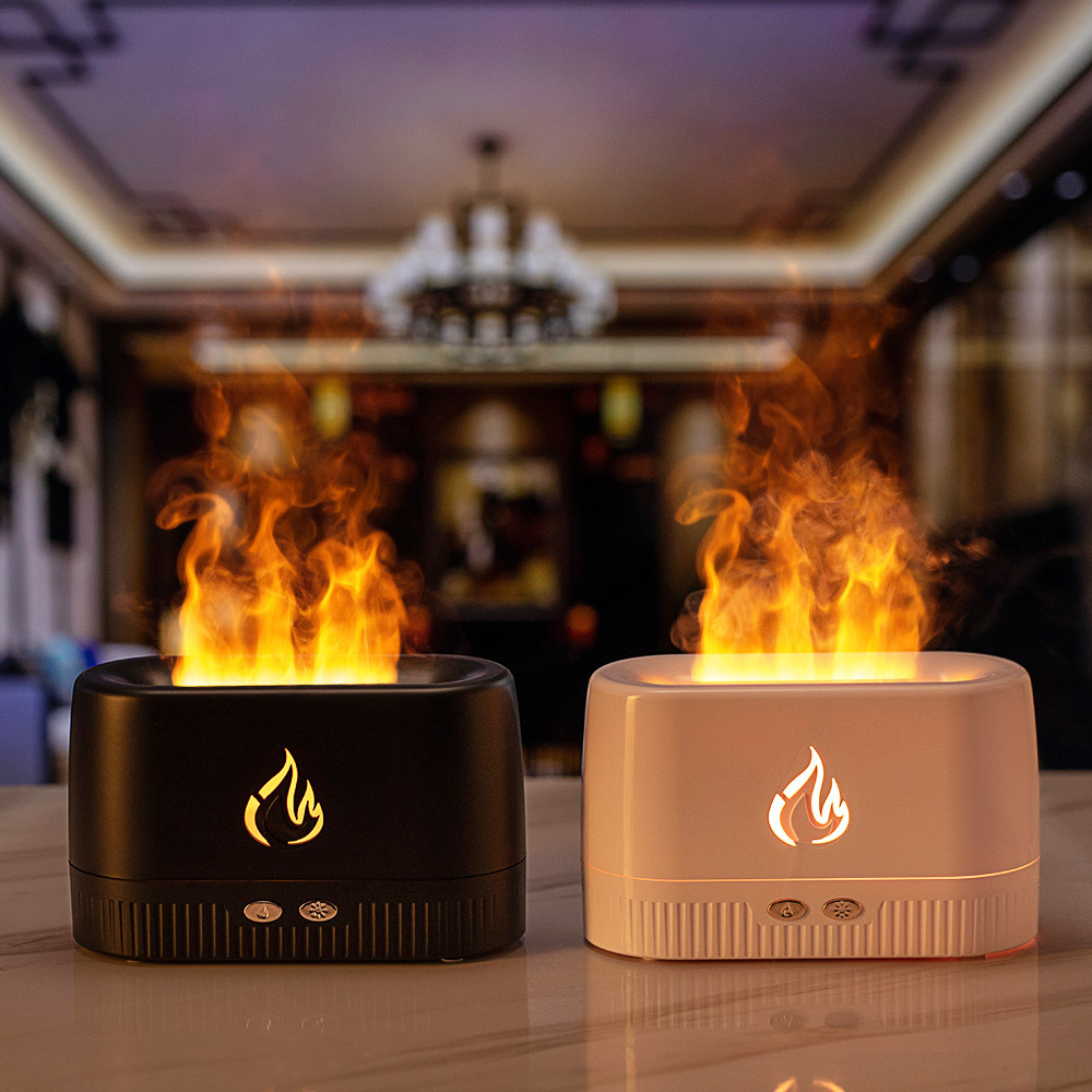 Compact Flame Aroma Diffuser with USB