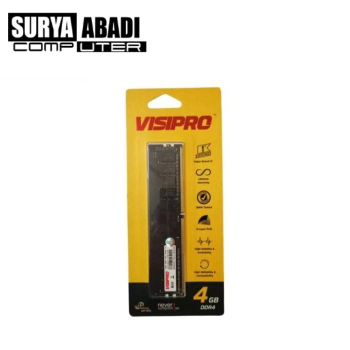 MEMORY VISIPRO LONGDIMM DDR4 4 GB