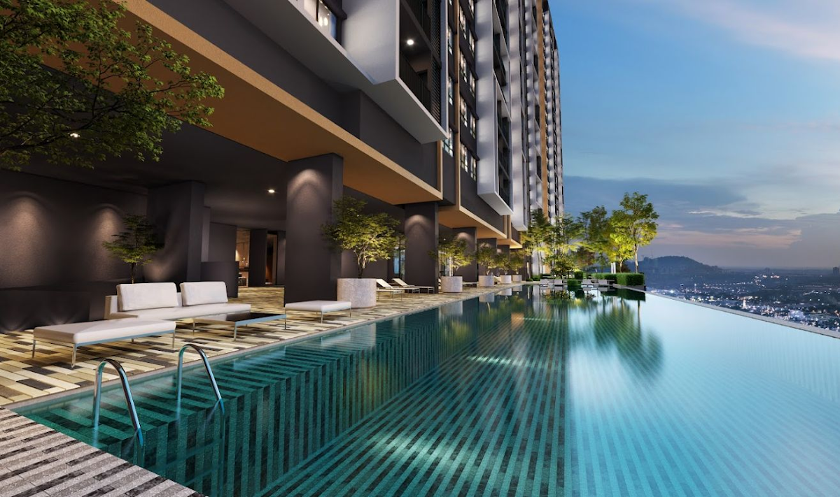 D'Evia Residences @ Kwasa Damansara — infinity pool