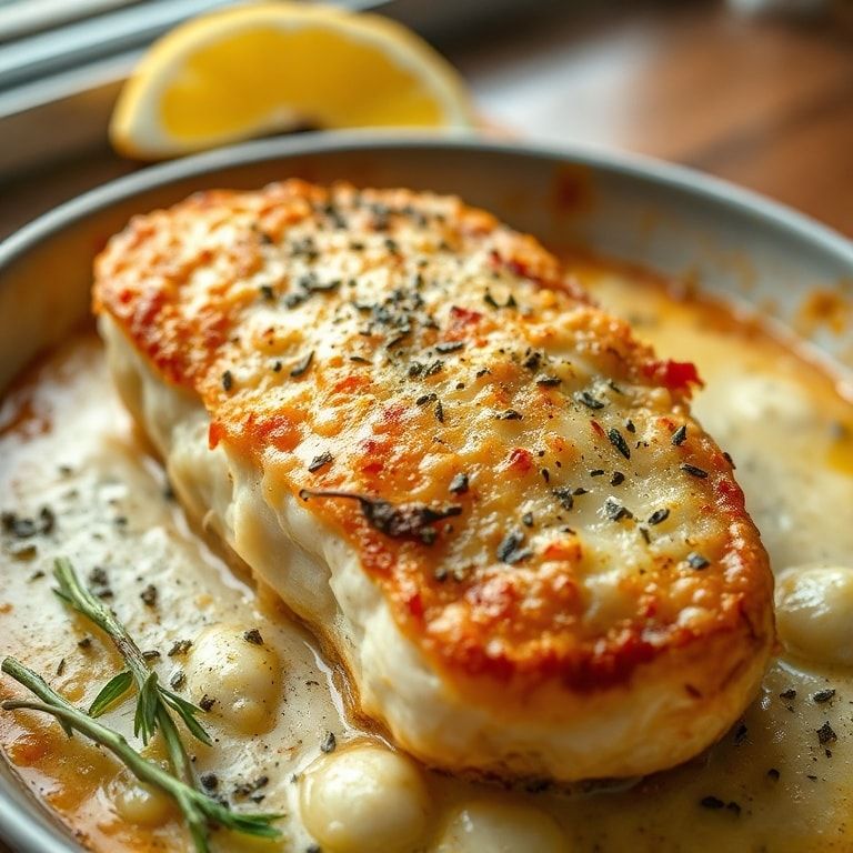 Crispy Baked Cod with Parmesan and Garlic Crust: Quick & Crispy Family Dinner