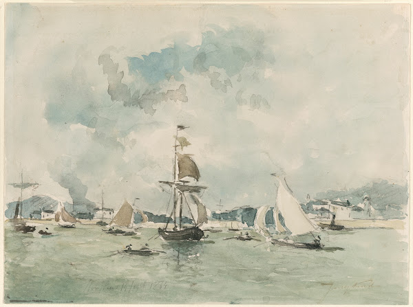 The Port of Honfleur 1864