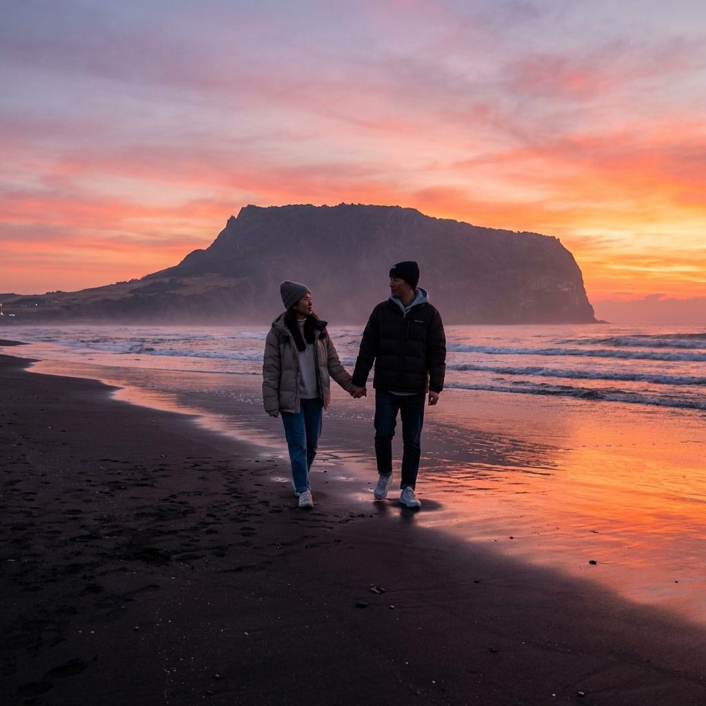유네스코 세계유산의 감동: 성산일출봉 & 인생샷 명소 광치기 해변