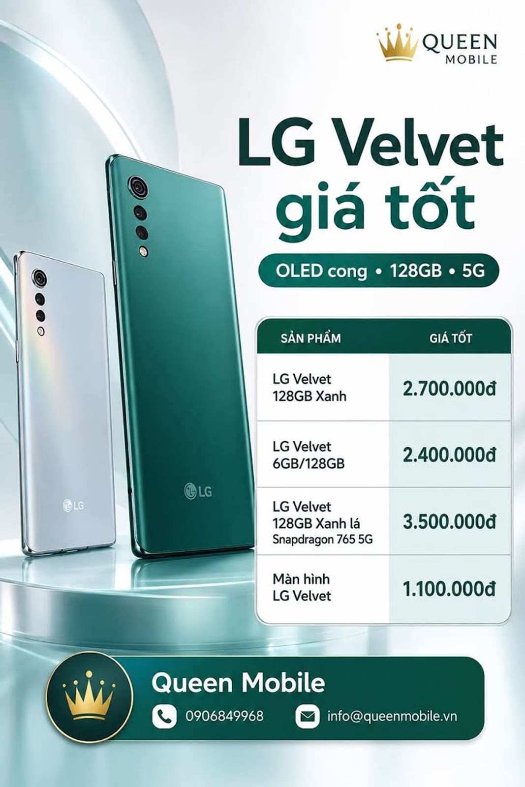 LG VELVET 128GB – MÁY ĐẸP, MÀN OLED CONG, GIÁ DỄ TIẾP CẬN

#LGVelvet #LGVelvet5G...